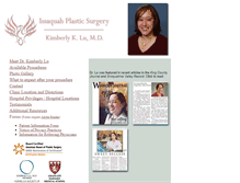 Tablet Screenshot of issaquahplasticsurgery.com